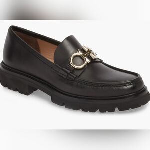 Ferragamo Mens Shoes Bleeker Loafers Size 12 E ..New With Box